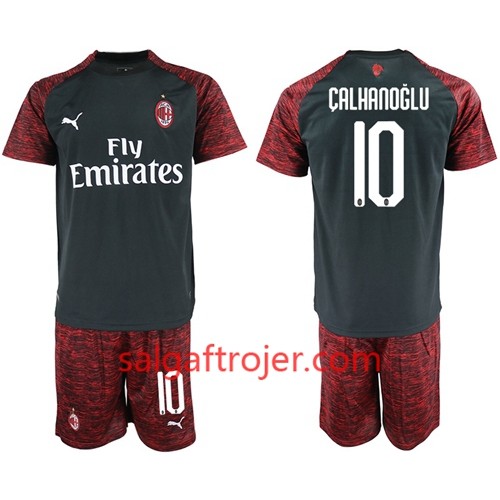 AC Milan Fodboldtrøjer Calhanoglu 10 Børn 3. sæt 2018/19 Kort ærmer AC Milan Fodboldtrøjer Calhanoglu 10 Børn 3. sæt 2018/19 Kort ærmer